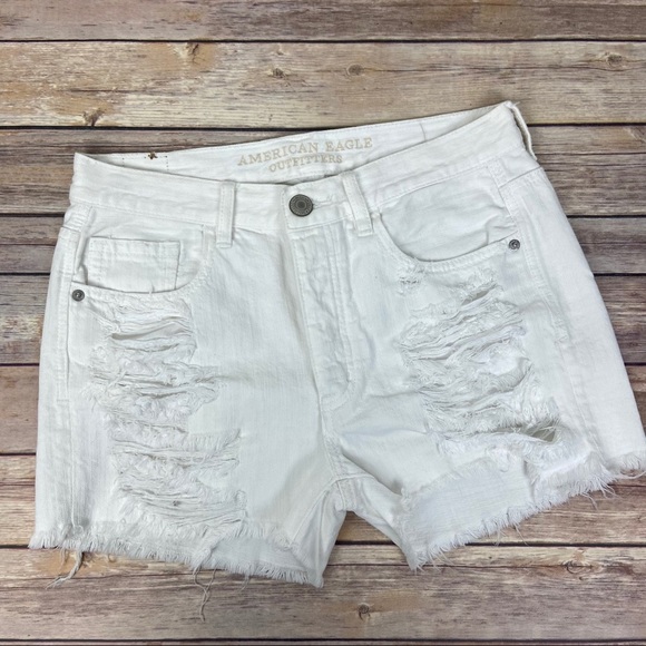 American Eagle Outfitters Pants - American EAGLE Distressed buttonfly cut off Shorts
